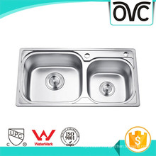 Thick double bowl kitchen sink with long term use
Thick double bowl kitchen sink with long term use